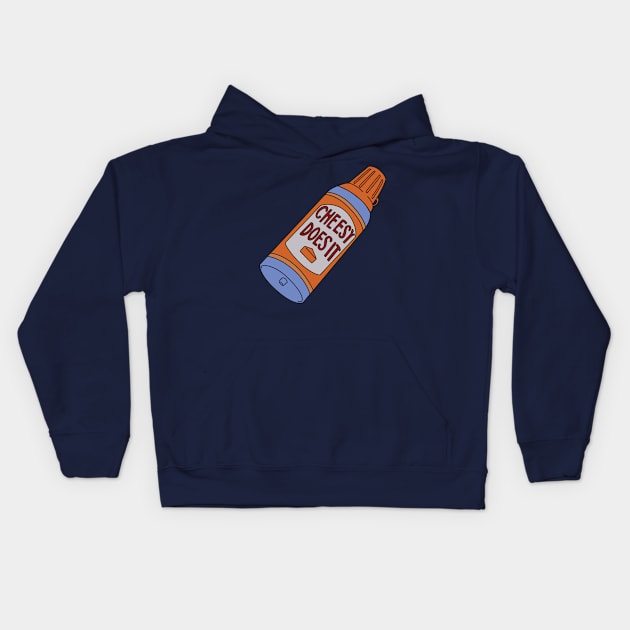 Cheesy Does It Kids Hoodie by saintpetty